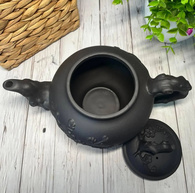 Чайник глиняний 900 мл «Сакура», (ТЕМНИЙ). Зображення №3