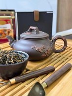 Чайник глиняний 450 мл «Червоний листок» (подарункова коробка). Зображення №3