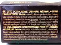 Чипси шоколадні з апельсоном Мелті Meltie dark orange 125g 16шт/ящ. Зображення №2