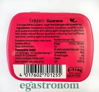 Льодяники гуарана Компас Compass guarana 14g 12шт/уп 10уп/ящ. Зображення №2