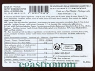Шоколадні цукерки асорті (пляшечки) з ромом Абтей Abtey Rhum Arrange Assorted 910g 6шт/ящ. Изображение №2