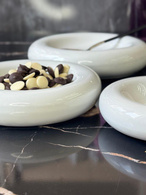 Тарілка-камінь 24x5 «Донат-уайт». Зображення №3