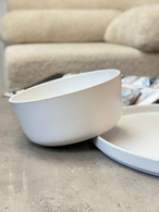 Тарілка 20 см «Саіда» біла. Зображення №2