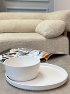 Тарілка 20 см «Саіда» біла. Зображення №3