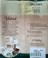 Кава крема (зерно) Якобс Велвет Jacobs Velvet gold crema 1kg 4шт/ящ. Зображення №2
