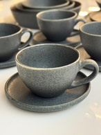 Набір 250 ml 4 чашок з блюдцем чай «Шайні-дот». Зображення №2