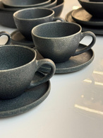 Набір 250 ml 4 чашок з блюдцем чай «Шайні-дот». Зображення №5