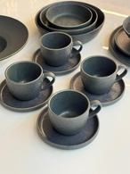 Набір 300 ml 4 чашок з блюдцем кава/чай «Шайні-дот». Зображення №5