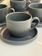 Набір 300 ml 4 чашок з блюдцем кава/чай «Шайні-дот». Зображення №6