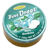 Льодяники м'ята Дропс Drops mint 200g