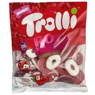 Желейки з червоних фруктів Троллі Trolli rote früchte mini ringe 150g Желейки з червоних фруктів Троллі Trolli rote früchte mini ringe 150g