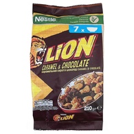 Сухий сніданок карамель та шоколад Лайoн Нестле Nestle lion caramel & chocolate 210g