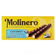 Вафельні трубочки зі смаком кокосу Молінеро Molinero 140g