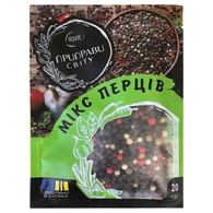 Приправа мікс перців горошок саше Приправи Світу 20g