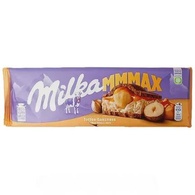Шоколад карамель фундук Мілка Milka mmMax toffee ganznuss 300g