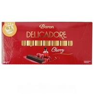 Шоколад чорний з вишнею Барон Делікадоре Baron Delicadore cherry 200g