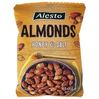 Горішки мигдаль з медом та сіллю Алесто Alesto honey & salted 150g Горішки мигдаль з медом та сіллю Алесто Alesto honey & salted 150g