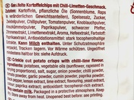 Чипсы рифленые чили и лайм Лоренц Lorenz crunchips 75g. Изображение №2