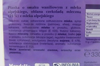 Цукерки Мілка альпійське молоко ванільні Milka o smaku waniliowym 330g. Зображення №2