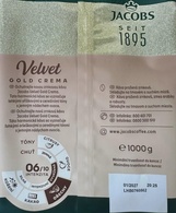 Кофе крема (зерно) Якобс Велвет Jacobs Velvet gold crema 1kg. Изображение №2
