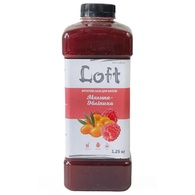 Фруктова база для напоїв малина та обліпиха Лофт Loft 1,25kg
